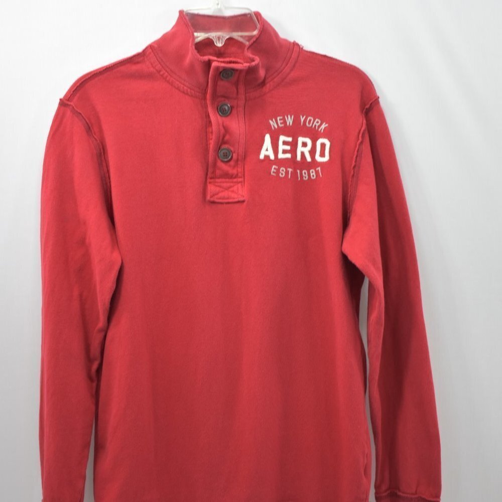 AEROPOSTALE MENS LONG SLEEVES COLLAR‎ SHIRT SM - Picture 2 of 5